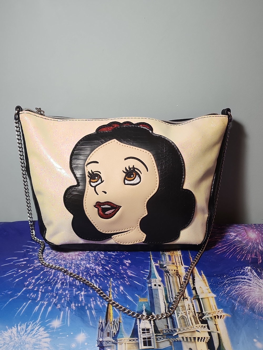Danielle Nicole Snow White & Evil Queen Sparkling Crossbody Bag